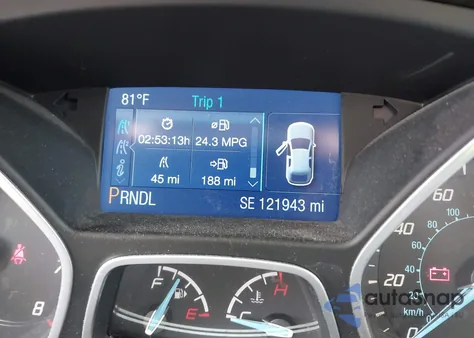 2014 Ford Focus Se from USA, damaged, VIN 1FADP3F22EL250973